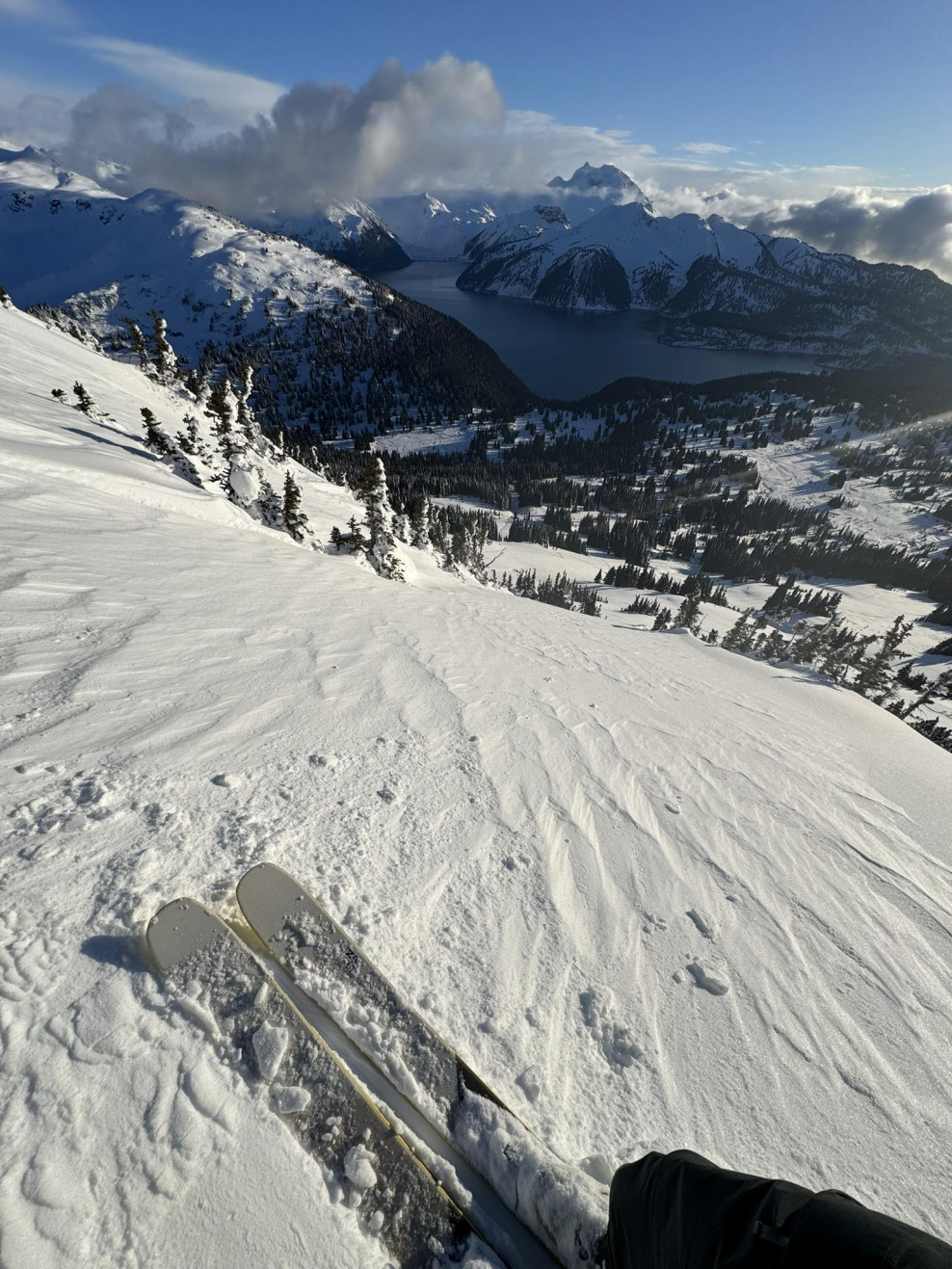 View from the diving board...